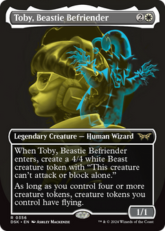 Toby, Beastie Befriender (Showcase) (356) [Duskmourn: House of Horror] foil - Deck Out Gaming