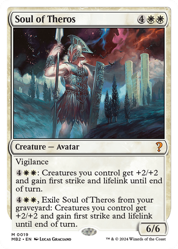 Soul of Theros (White Border) (19) [Mystery Booster 2] - Deck Out Gaming