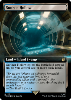 Sunken Hollow (Extended Art) (Surge Foil) (1113) [Doctor Who] foil - Deck Out Gaming