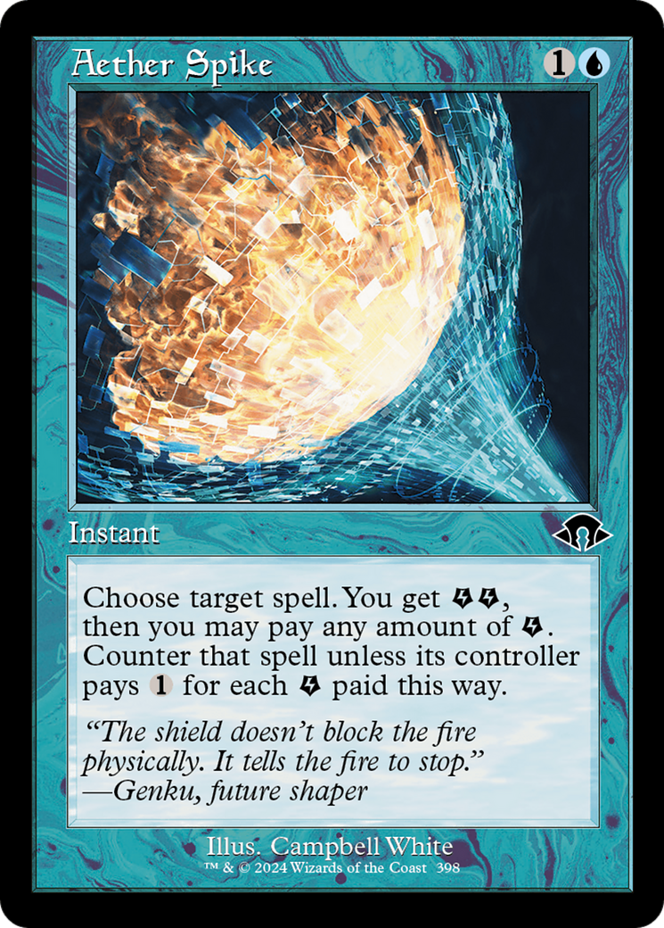 Aether Spike (Retro Frame) (398) [Modern Horizons 3] foil - Deck Out Gaming
