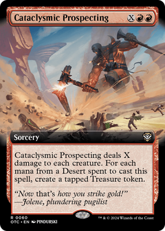 Cataclysmic Prospecting (Extended Art) (60) [Outlaws of Thunder Junction Commander] - Deck Out Gaming