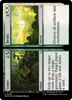 Cease // Desist (246) [Murders at Karlov Manor] foil - Deck Out Gaming