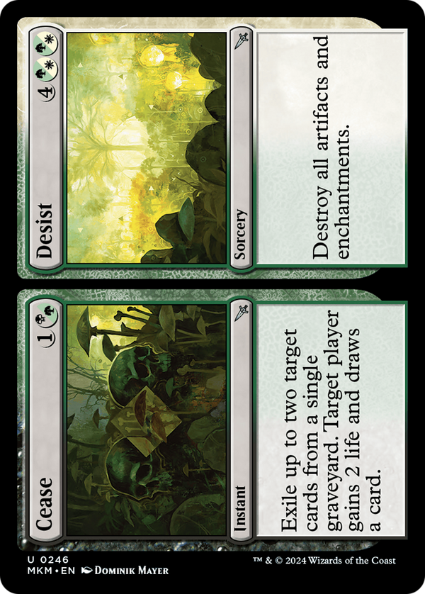 Cease // Desist (246) [Murders at Karlov Manor] foil - Deck Out Gaming