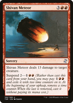 Shivan Meteor (188) [Time Spiral Remastered] foil - Deck Out Gaming