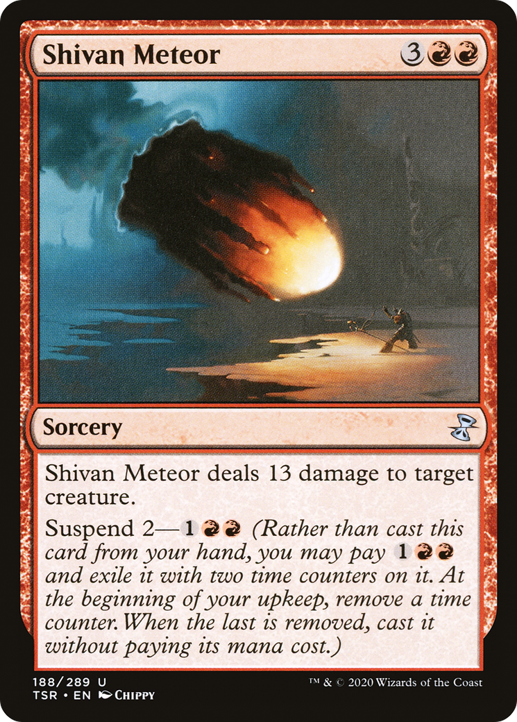 Shivan Meteor (188) [Time Spiral Remastered] foil - Deck Out Gaming
