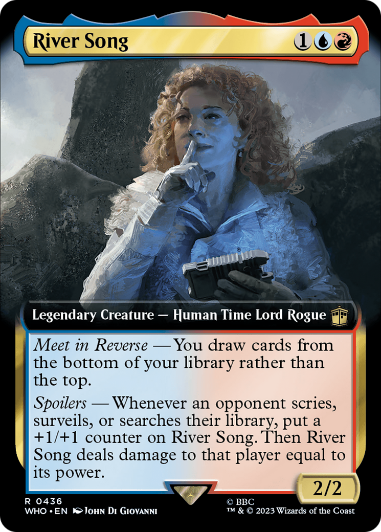 River Song (Extended Art) (436) [Doctor Who] foil - Deck Out Gaming