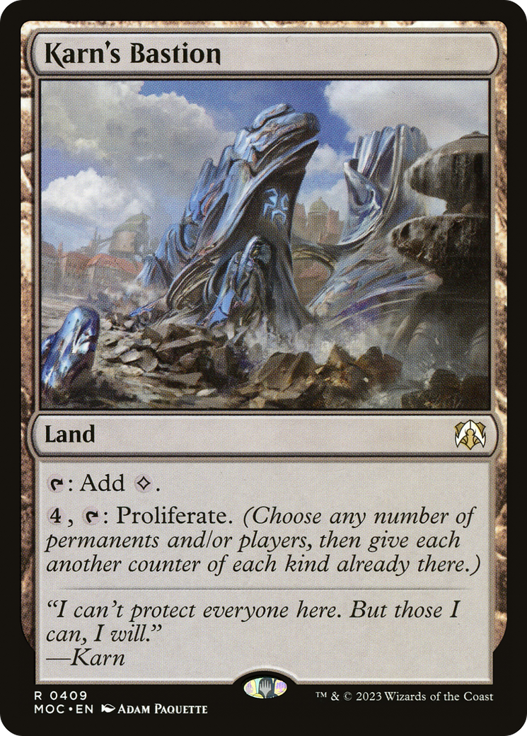 Karn's Bastion (409) [March of the Machine Commander] - Deck Out Gaming