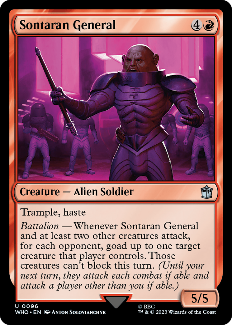 Sontaran General (96) [Doctor Who] foil - Deck Out Gaming