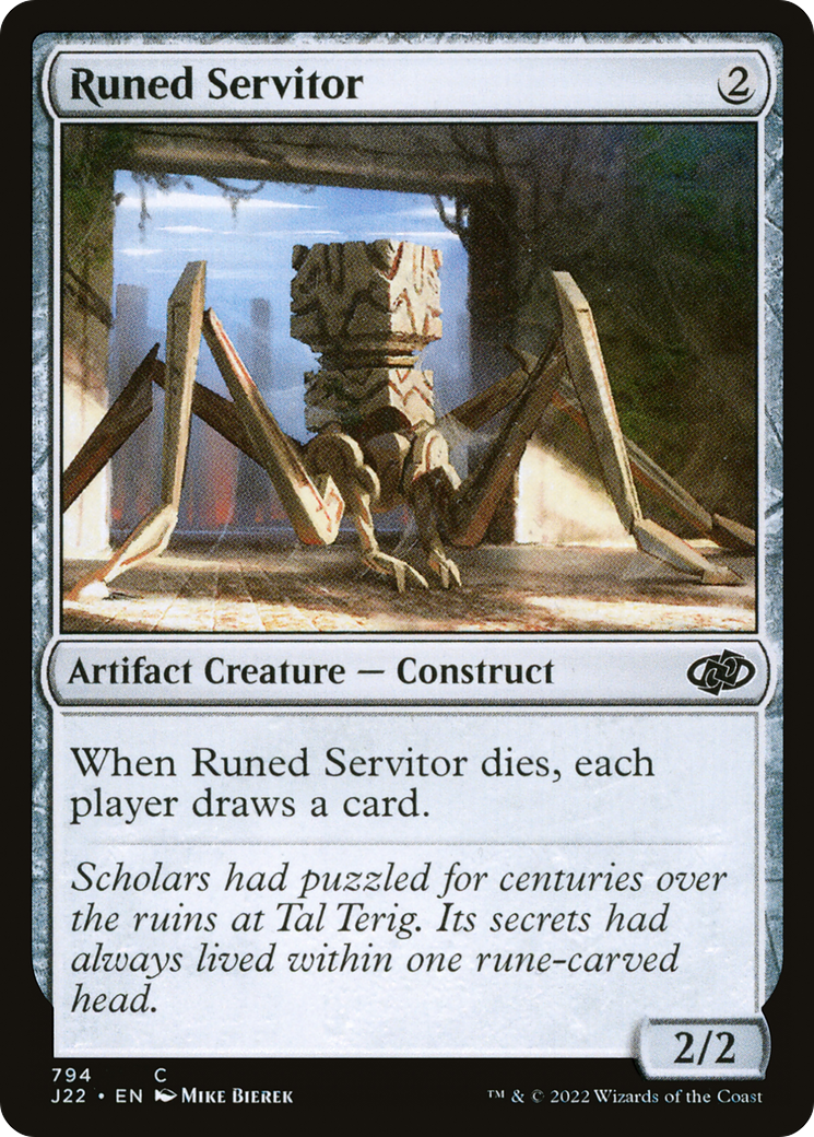 Runed Servitor (794) [Jumpstart 2022] - Deck Out Gaming