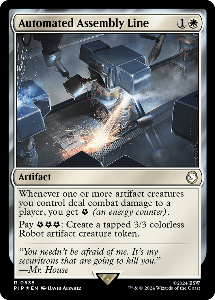 Automated Assembly Line (Surge Foil) (538) [Fallout] foil - Deck Out Gaming