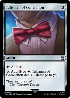 Talisman of Conviction (Surge Foil) (838) [Doctor Who] foil - Deck Out Gaming