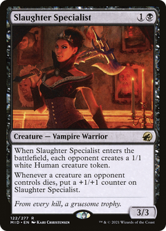Slaughter Specialist (122) [Innistrad: Midnight Hunt] foil - Deck Out Gaming