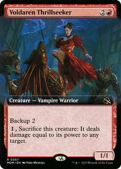 Voldaren Thrillseeker (Extended Art) (367) [March of the Machine] foil - Deck Out Gaming