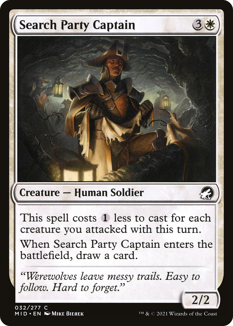 Search Party Captain (32) [Innistrad: Midnight Hunt] foil - Deck Out Gaming