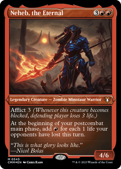 Neheb, the Eternal (545) [Commander Masters] etched - Deck Out Gaming