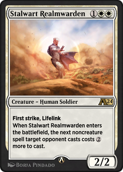 Stalwart Realmwarden (5) [Alchemy: Outlaws of Thunder Junction] - Deck Out Gaming