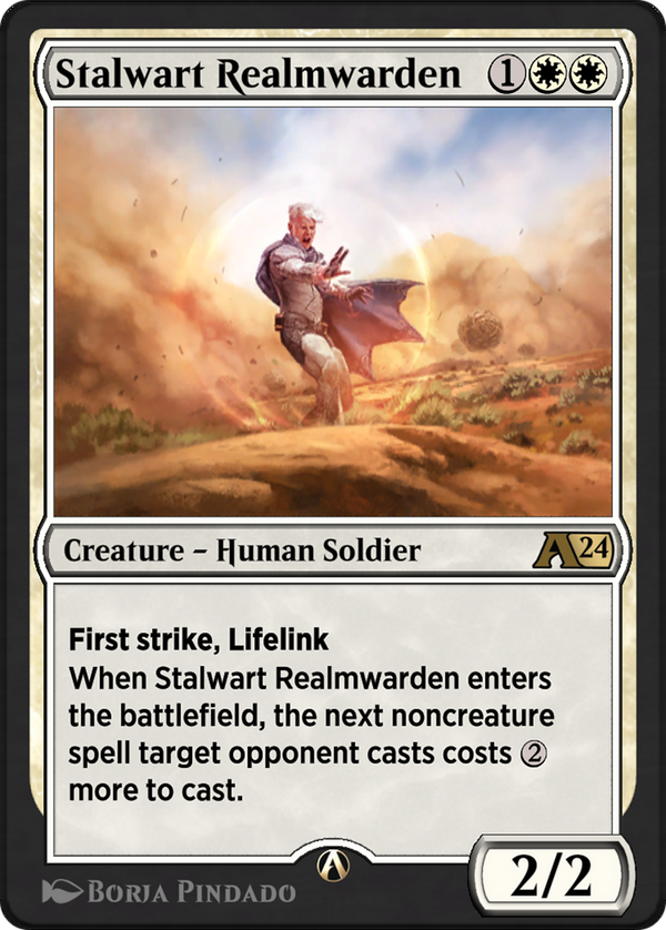 Stalwart Realmwarden (5) [Alchemy: Outlaws of Thunder Junction] - Deck Out Gaming