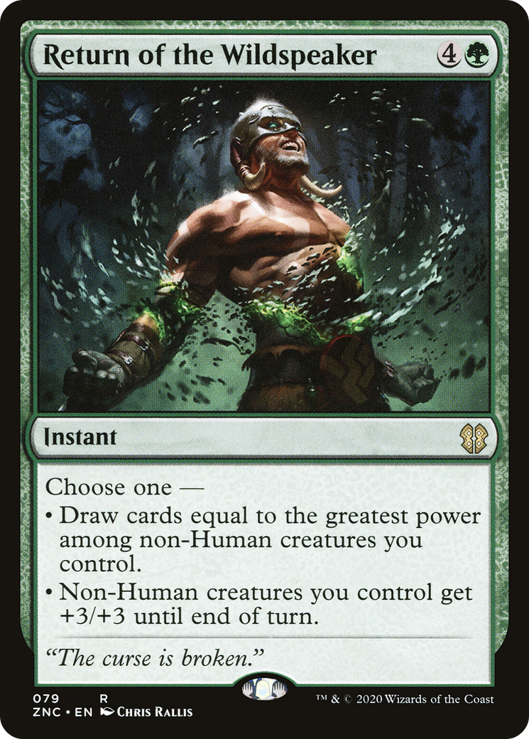Return of the Wildspeaker (79) [Commander: Zendikar Rising] - Deck Out Gaming