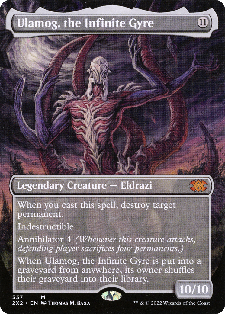 Ulamog, the Infinite Gyre (Borderless) (337) [Double Masters 2022] foil - Deck Out Gaming