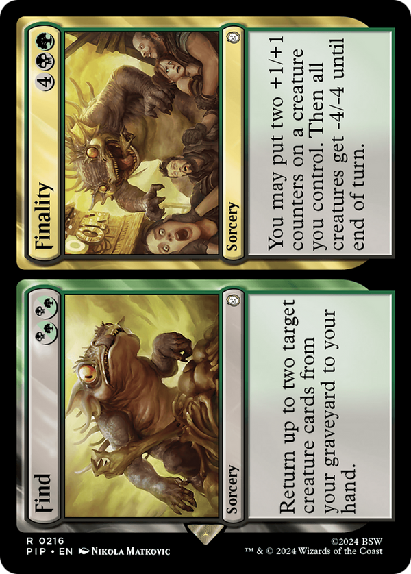 Find // Finality (216) [Fallout] foil - Deck Out Gaming