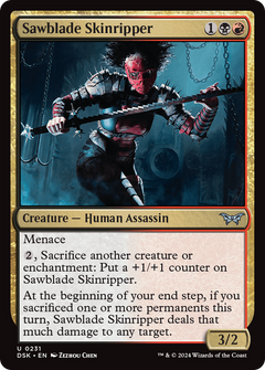 Sawblade Skinripper (231) [Duskmourn: House of Horror] foil - Deck Out Gaming