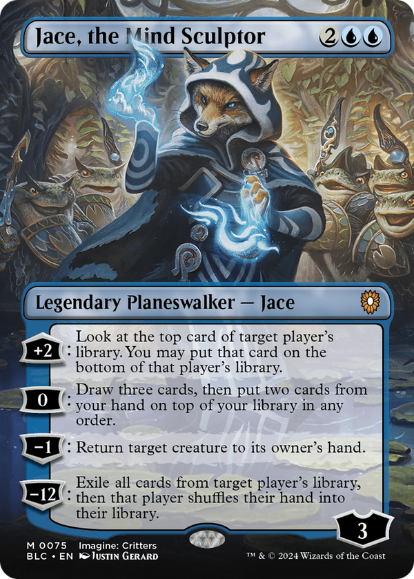 Jace, the Mind Sculptor (Borderless) (75) [Bloomburrow Commander] - Deck Out Gaming