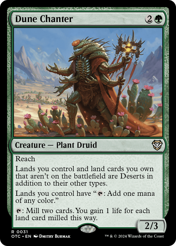 Dune Chanter (31) [Outlaws of Thunder Junction Commander] - Deck Out Gaming