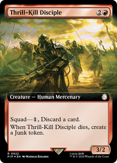 Thrill-Kill Disciple (Extended Art) (Surge Foil) (922) [Fallout] foil - Deck Out Gaming