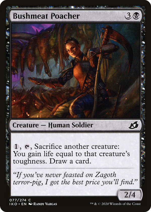 Bushmeat Poacher (77) [Ikoria: Lair of Behemoths] foil - Deck Out Gaming