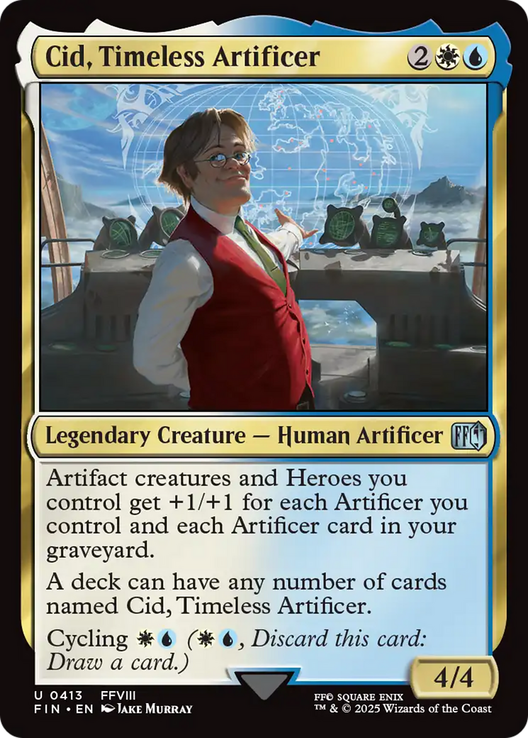 Cid, Timeless Artificer (413) [FINAL FANTASY] - Deck Out Gaming