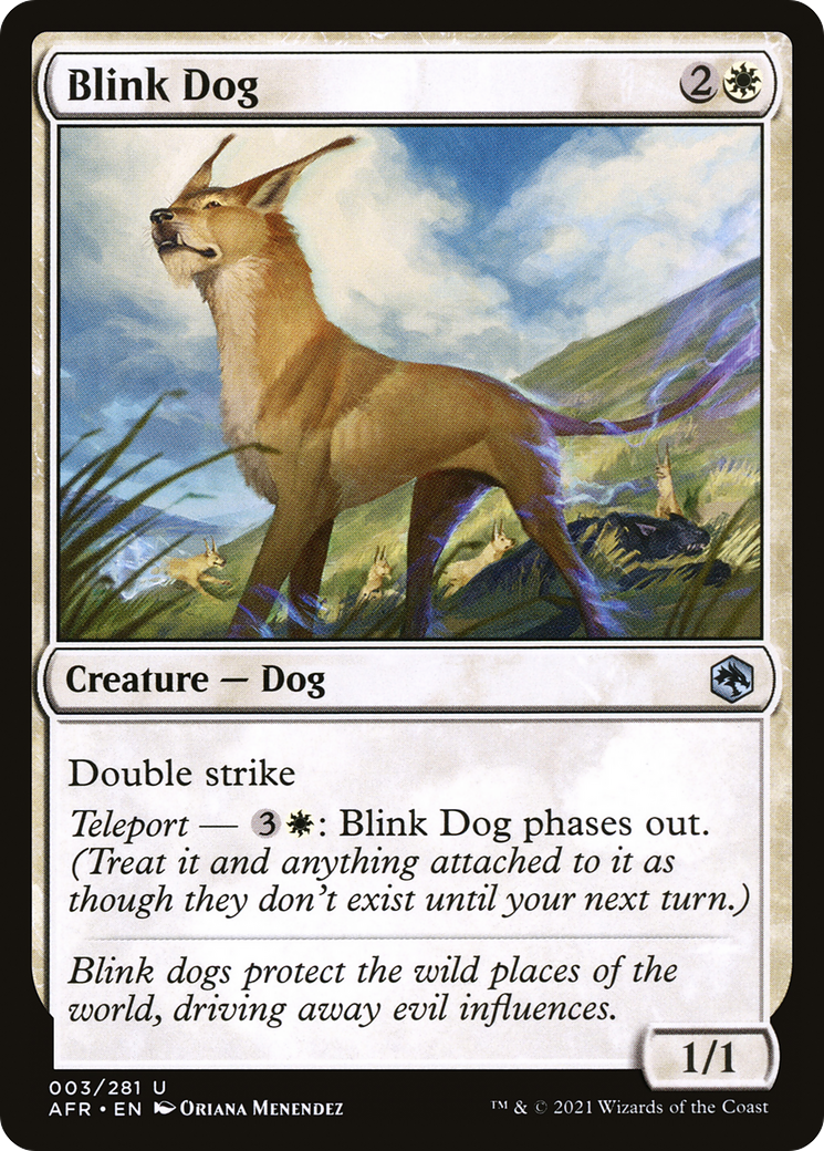 Blink Dog (3) [Adventures in the Forgotten Realms] foil - Deck Out Gaming