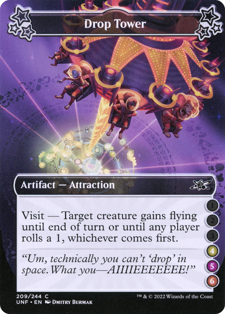 Drop Tower (4-5-6) (209) [Unfinity] foil - Deck Out Gaming