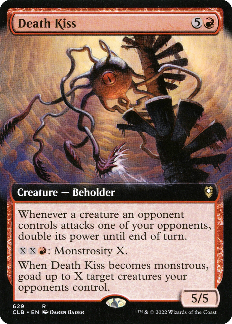 Death Kiss (Extended Art) (629) [Commander Legends: Battle for Baldur's Gate] - Deck Out Gaming