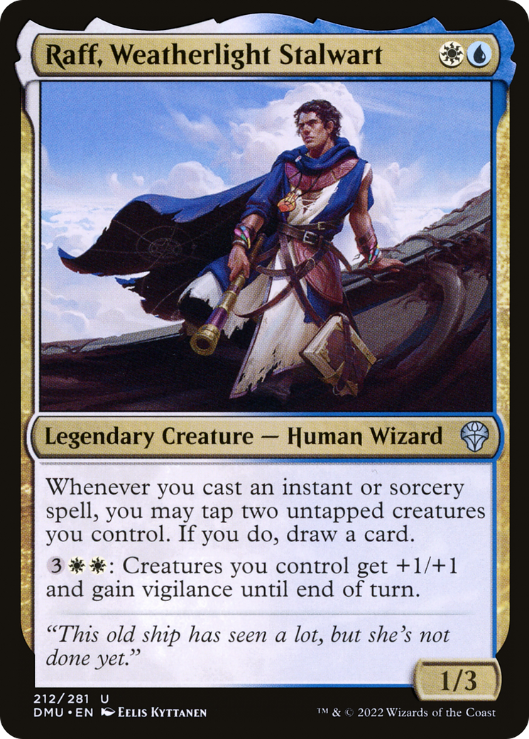 Raff, Weatherlight Stalwart (212) [Dominaria United] foil - Deck Out Gaming