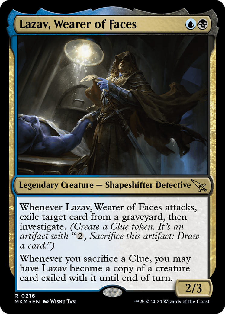 Lazav, Wearer of Faces (216) [Murders at Karlov Manor] foil - Deck Out Gaming