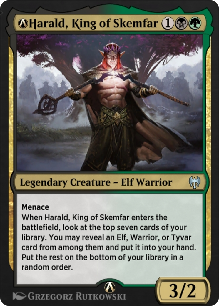 A-Harald, King of Skemfar (A-212) [Kaldheim] - Deck Out Gaming