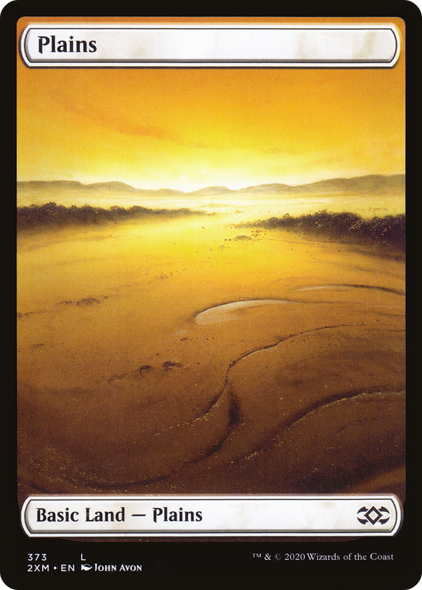 Plains (373) (373) [Double Masters] foil - Deck Out Gaming