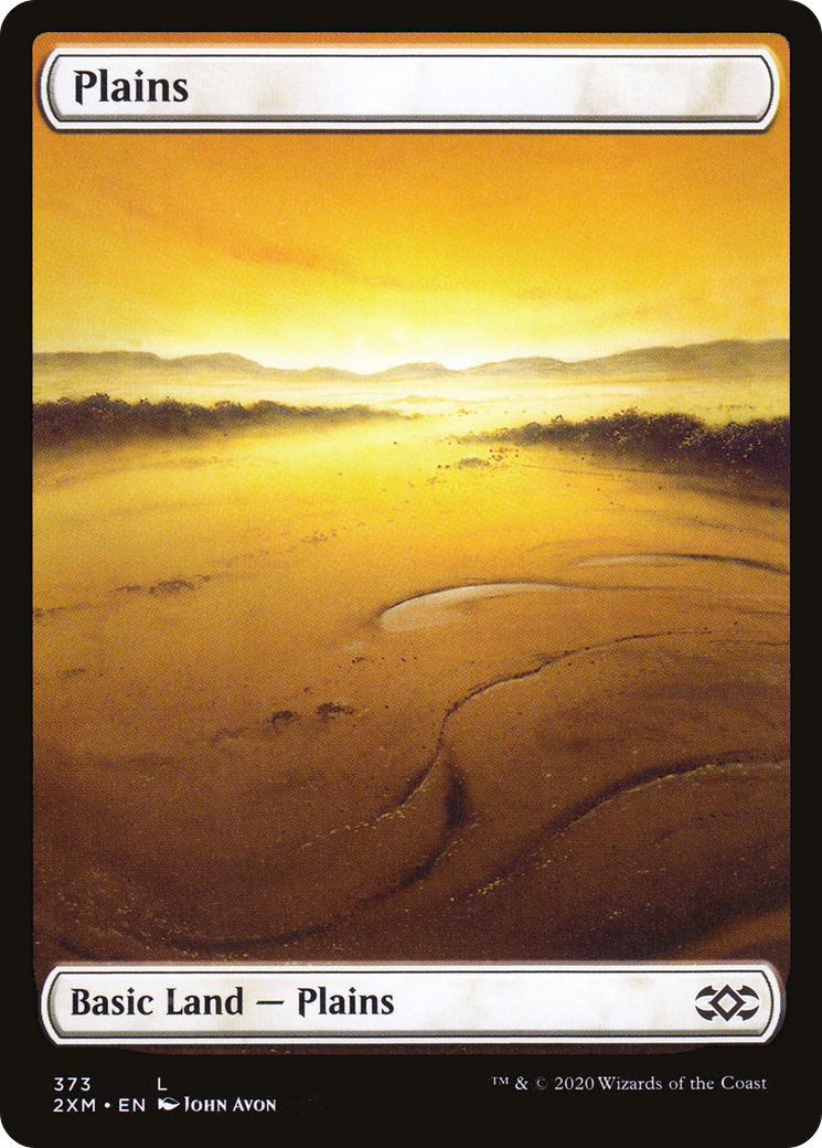 Plains (373) (373) [Double Masters] foil - Deck Out Gaming