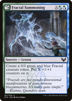 Fractal Summoning (187) [Strixhaven: School of Mages] - Deck Out Gaming
