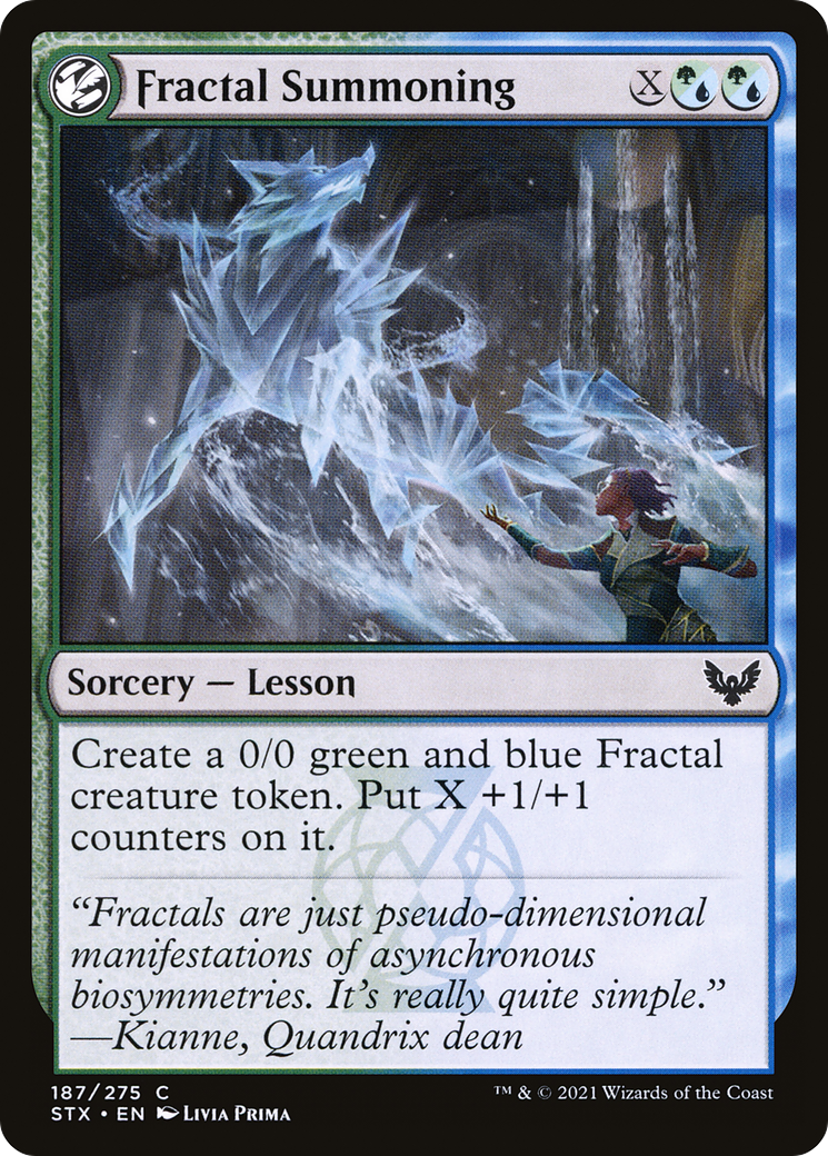 Fractal Summoning (187) [Strixhaven: School of Mages] - Deck Out Gaming