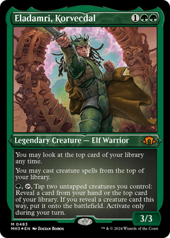 Eladamri, Korvecdal (Foil Etched) (483) [Modern Horizons 3] foil - Deck Out Gaming