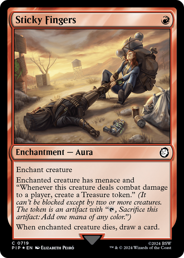 Sticky Fingers (Surge Foil) (719) [Fallout] foil - Deck Out Gaming