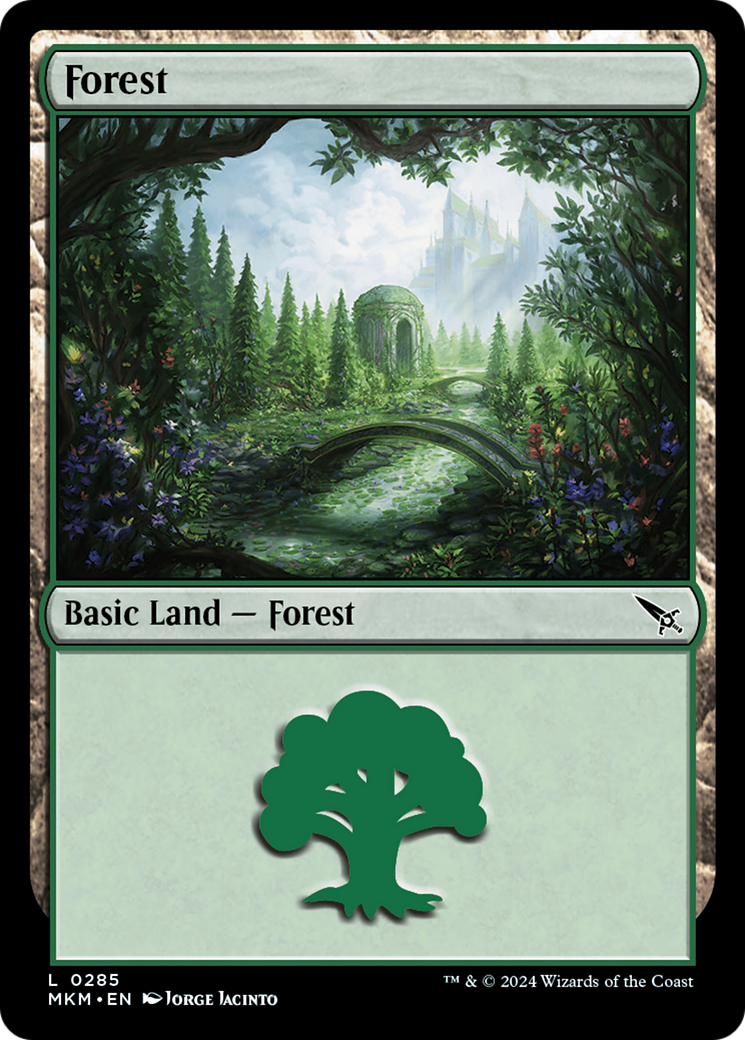 Forest (0285) (285) [Murders at Karlov Manor] - Deck Out Gaming