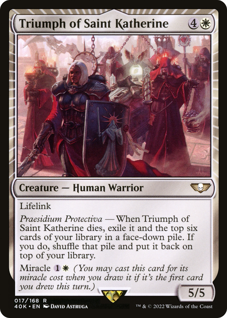 Triumph of Saint Katherine (17) [Warhammer 40,000 Commander] - Deck Out Gaming