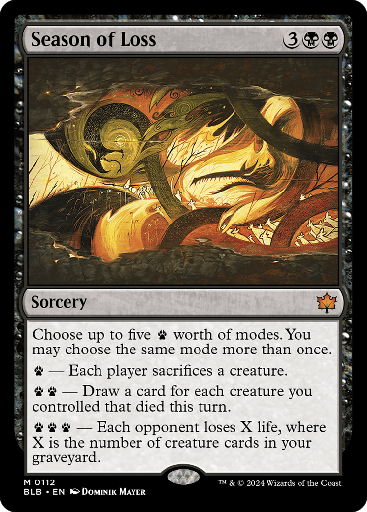 Season of Loss (112) [Bloomburrow] - Deck Out Gaming