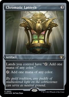 Chromatic Lantern (602) [Commander Masters] etched - Deck Out Gaming
