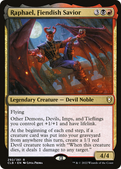 Raphael, Fiendish Savior (292) [Commander Legends: Battle for Baldur's Gate] foil - Deck Out Gaming