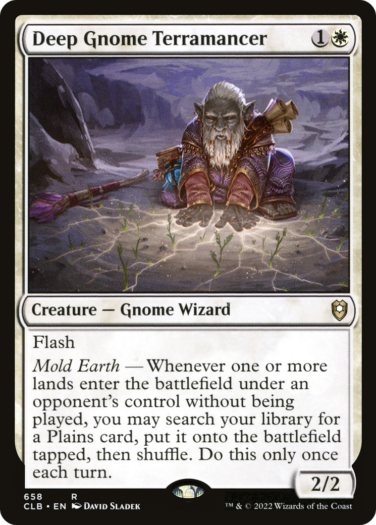 Deep Gnome Terramancer (658) [Commander Legends: Battle for Baldur's Gate] - Deck Out Gaming