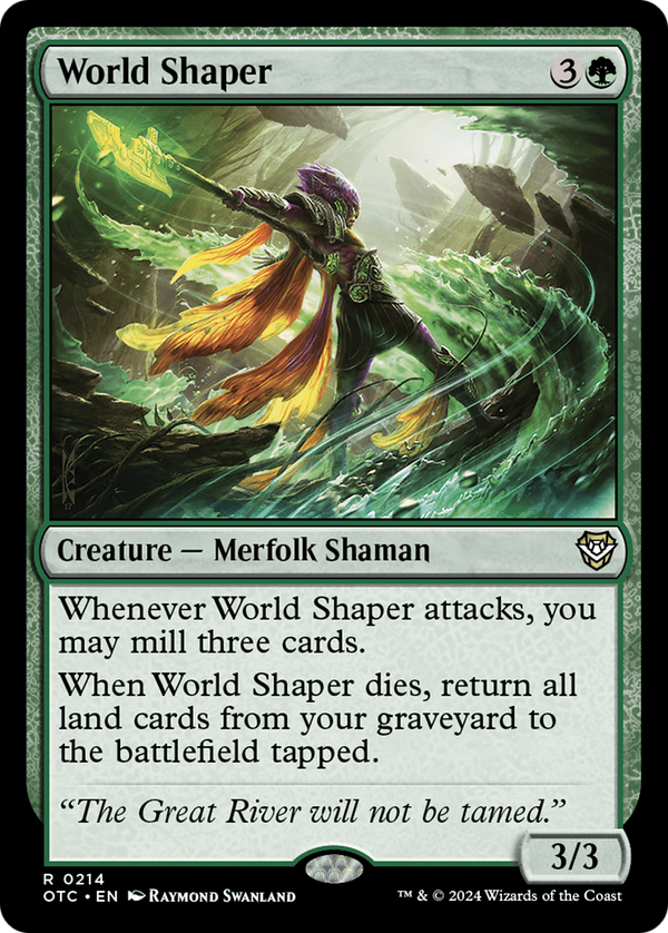 World Shaper (214) [Outlaws of Thunder Junction Commander] - Deck Out Gaming