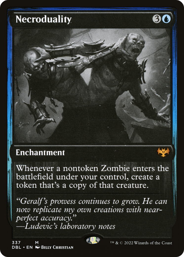 Necroduality (337) [Innistrad: Double Feature] foil - Deck Out Gaming